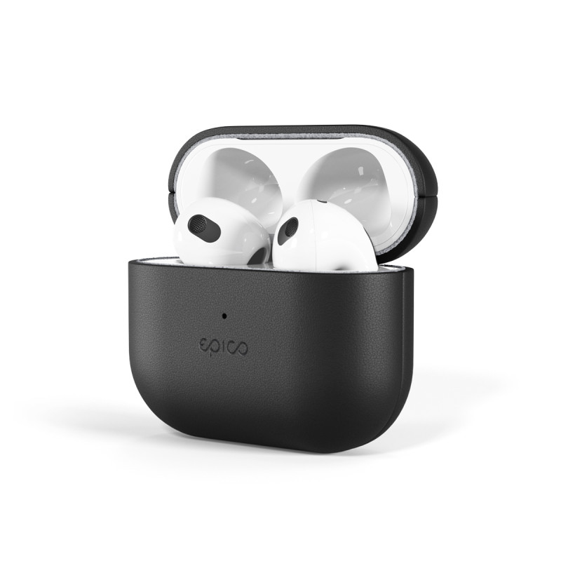 Epico Leather Case Airpods 3 - čierna