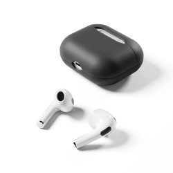 Epico Leather Case Airpods 3 - čierna