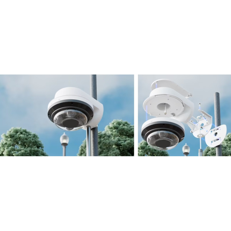 UBIQUITI ENTERPRISE - Ubiquiti UACC-AI-MS-4-AM-W - UniFi AI Multi Sensor 4 Camera Arm Mount, biela