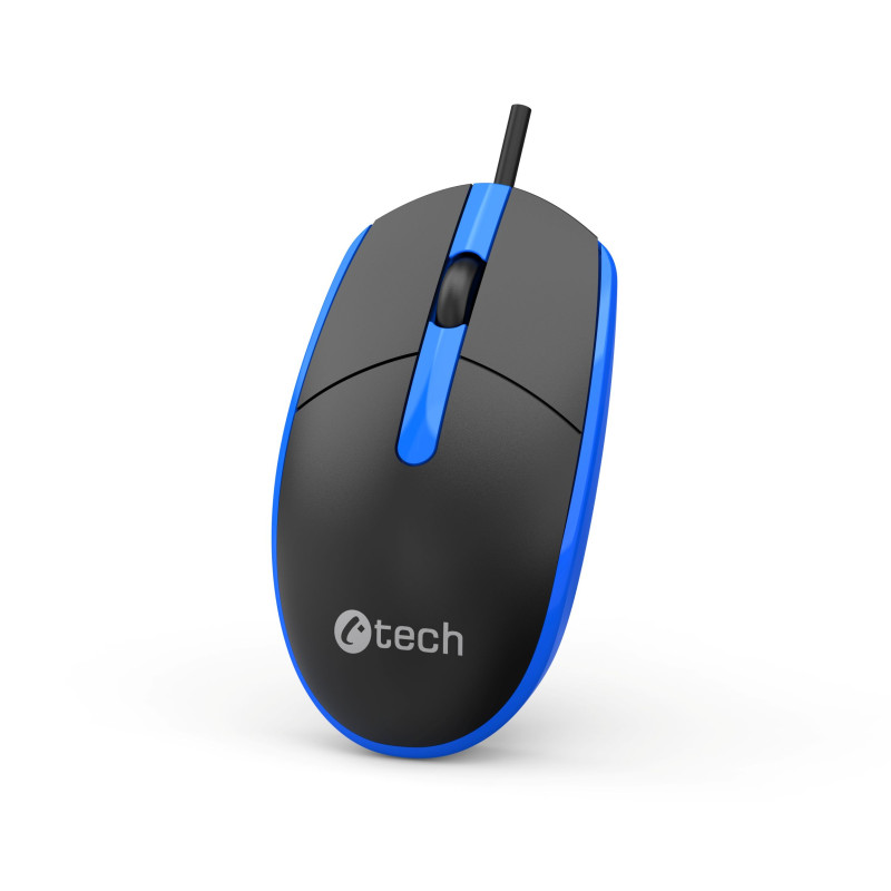 Myš C-TECH WM-10, černomodrá, USB