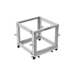 LANBERG OTVORENÝ RACK 19'' 9U 600X600-1100 NASTAVITEĽNÝ ŠEDÝ