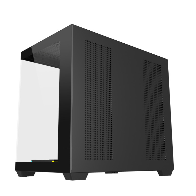 FSP M341-BA/Midi Tower/Transpar./Čierna