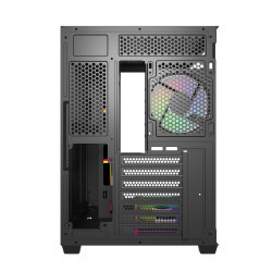 FSP M341-BA/Midi Tower/Transpar./Čierna