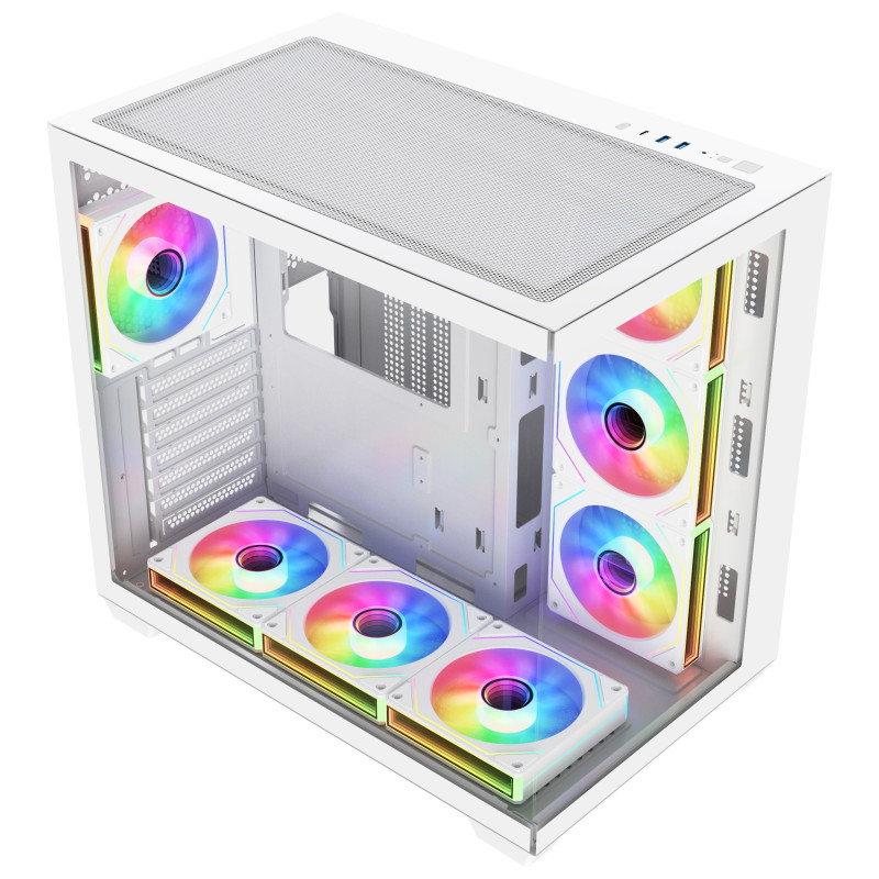 FSP M341-WA/Midi Tower/Transpar./Biela