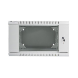 LANBERG RACKOVÁ SKRIŇA 19'' DVOJDIELNA NÁSTENNÁ 6U/600X600 (FLAT PACK) ŠEDÁ
