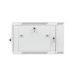 LANBERG RACKOVÁ SKRIŇA 19'' DVOJDIELNA NÁSTENNÁ 6U/600X600 (FLAT PACK) ŠEDÁ