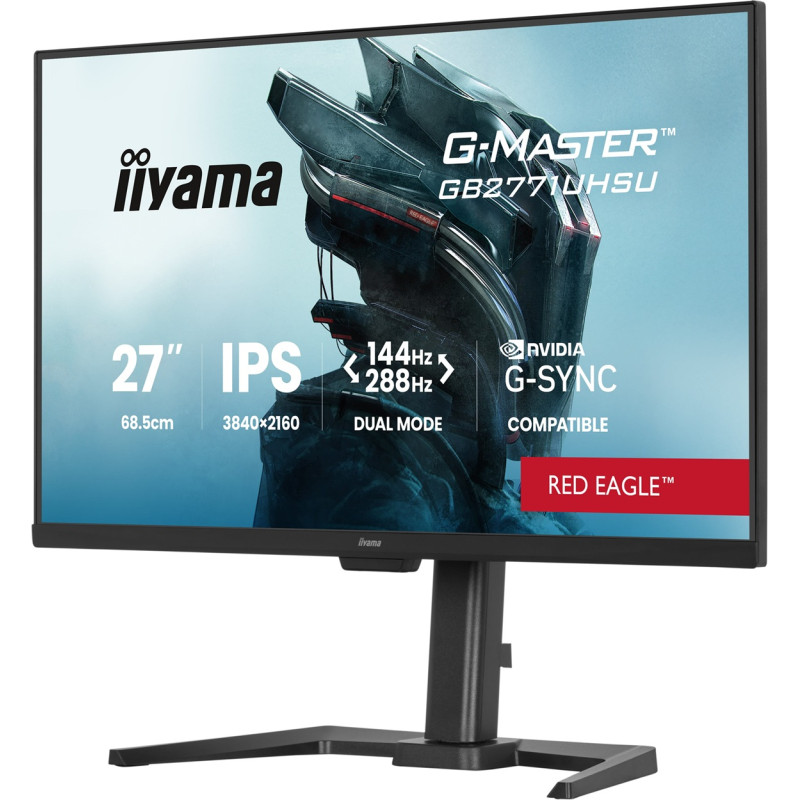 iiyama G-Master/GB2771UHSU-B1/27''/IPS/4K UHD/144Hz/0,8ms/Čierna/3R
