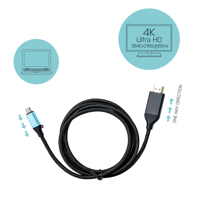 i-tec USB-C HDMI Cable Adapter 4K/60Hz 200cm