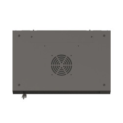 LANBERG RACKOVÁ SKRIŇA 19'' NÁSTENNÁ 4U/540X350 (FLAT PACK) S PRESKLENÝMI DVERMI ČIERNA