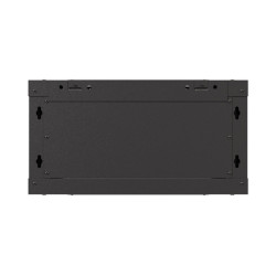 LANBERG RACKOVÁ SKRIŇA 19'' NÁSTENNÁ 4U/540X350 (FLAT PACK) S PRESKLENÝMI DVERMI ČIERNA