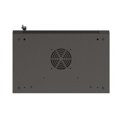LANBERG RACKOVÁ SKRIŇA 19'' NÁSTENNÁ 4U/540X350 (FLAT PACK) S PRESKLENÝMI DVERMI ČIERNA