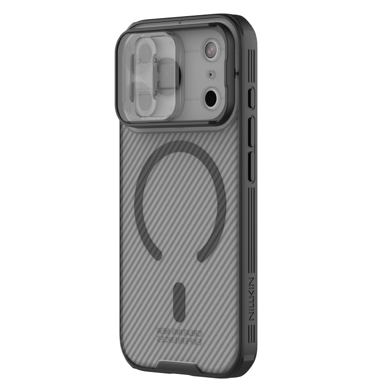 Nillkin CamShield PRO Magnetic Zadný Kryt pre Apple iPhone 17 Pro/18 Pro Transparent Black