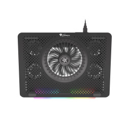 Chladiaca podložka pre NB Genesis Oxid 450 RGB do 15.6'', hliníkové telo