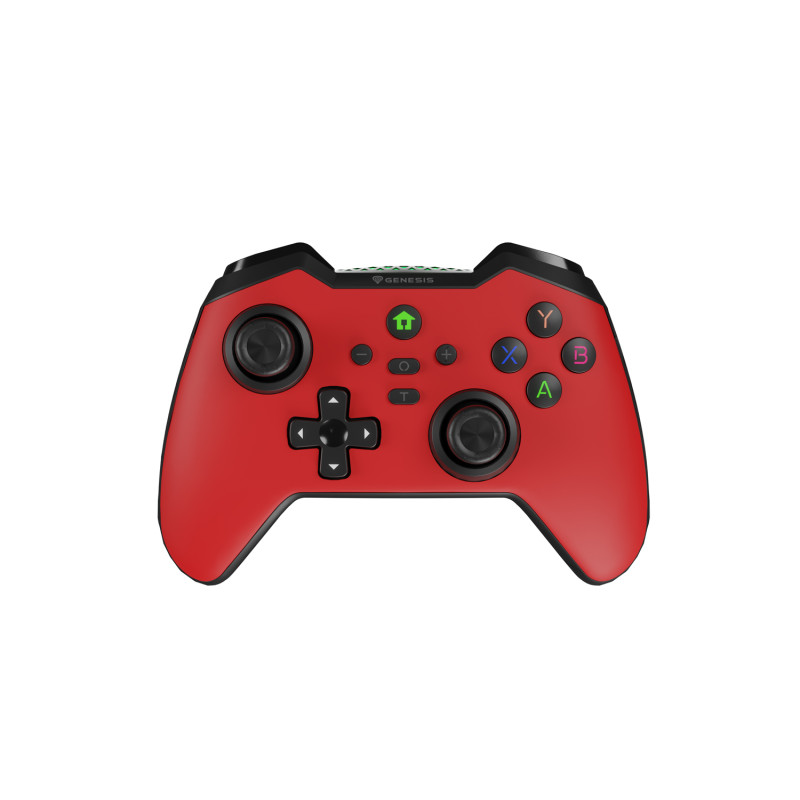 Bezdrôtový gamepad Genesis MANGAN 400 pre PC/Switch/Mobil, červený