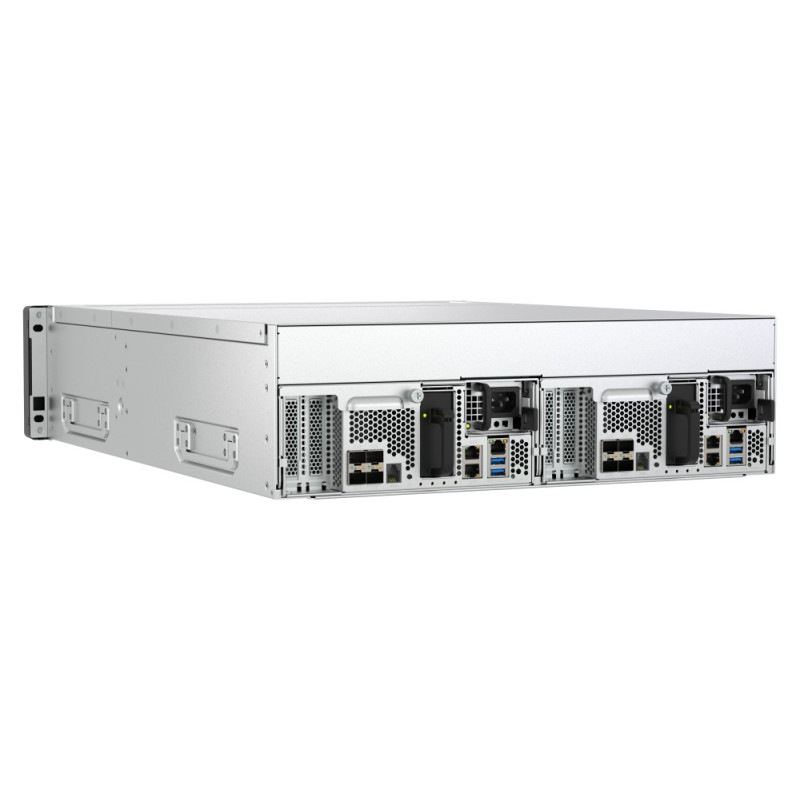QNAP ES1686dc-R2-2142IT-128G (Duálny radič, 2x Xeon, 2x 64GB RAM, 16x 3,5'' SAS, 6x GbE, 8x 10Gb SFP+)