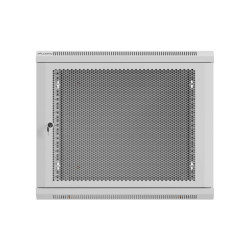 LANBERG NÁSTENNÁ INŠTALAČNÁ SKRIŇA 19'' 9U 600X600 ŠEDÉ PERFOROVANÉ DVERE (PLOCHÉ BALENIE)