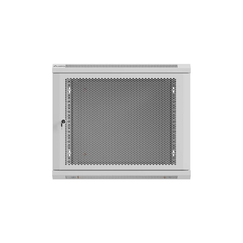 LANBERG NÁSTENNÁ INŠTALAČNÁ SKRIŇA 19'' 9U 600X600 ŠEDÉ PERFOROVANÉ DVERE (PLOCHÉ BALENIE)