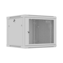 LANBERG NÁSTENNÁ INŠTALAČNÁ SKRIŇA 19'' 9U 600X600 ŠEDÉ PERFOROVANÉ DVERE (PLOCHÉ BALENIE)