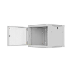 LANBERG NÁSTENNÁ INŠTALAČNÁ SKRIŇA 19'' 9U 600X600 ŠEDÉ PERFOROVANÉ DVERE (PLOCHÉ BALENIE)