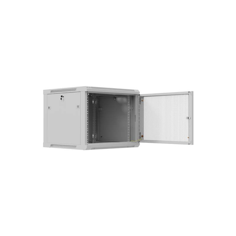 LANBERG NÁSTENNÁ INŠTALAČNÁ SKRIŇA 19'' 9U 600X600 ŠEDÉ PERFOROVANÉ DVERE (PLOCHÉ BALENIE)