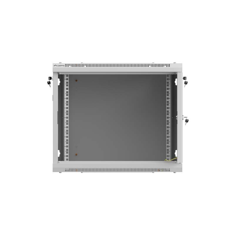 LANBERG NÁSTENNÁ INŠTALAČNÁ SKRIŇA 19'' 9U 600X600 ŠEDÉ PERFOROVANÉ DVERE (PLOCHÉ BALENIE)