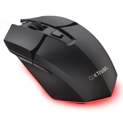 Trust GXT122 FELOX+/Herná/Optická/Pre pravákov/10 000 DPI/USB+BT/Čierna