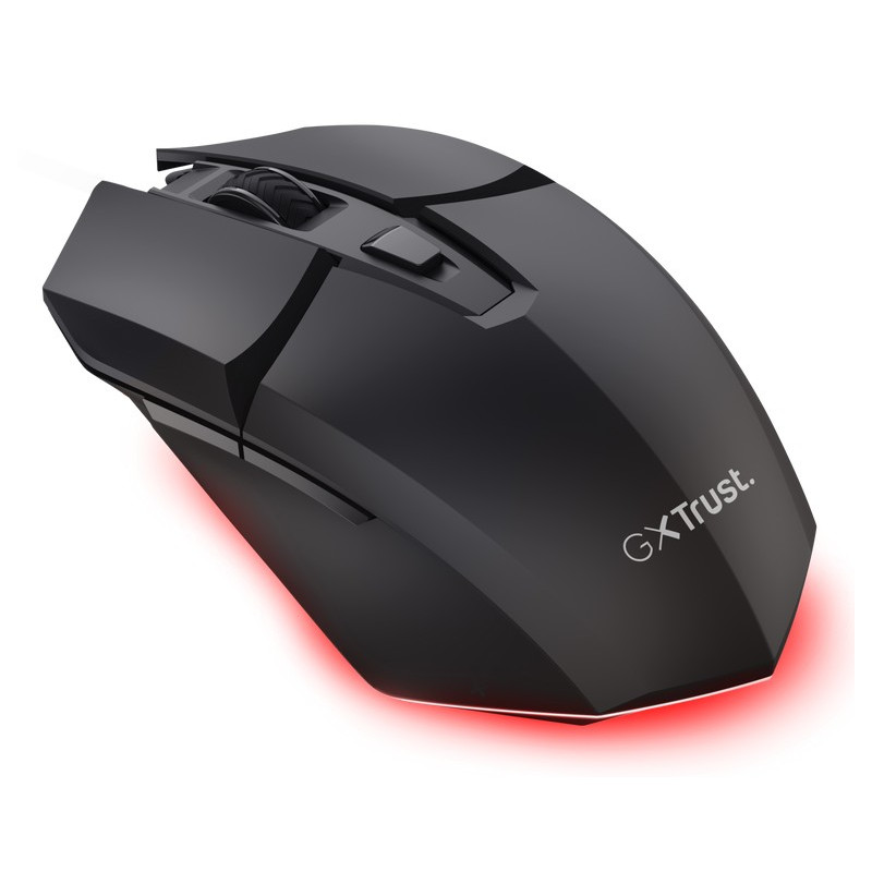 Trust GXT122 FELOX+/Herná/Optická/Pre pravákov/10 000 DPI/USB+BT/Čierna