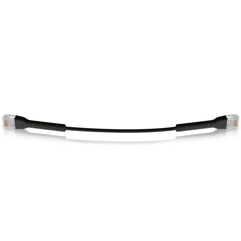Ubiquiti U-Cable-Patch-RJ45-BK-50, Ethernet Patch Kabel, 0,1m (0,22m s konektormi), Cat6, černý (50ks)