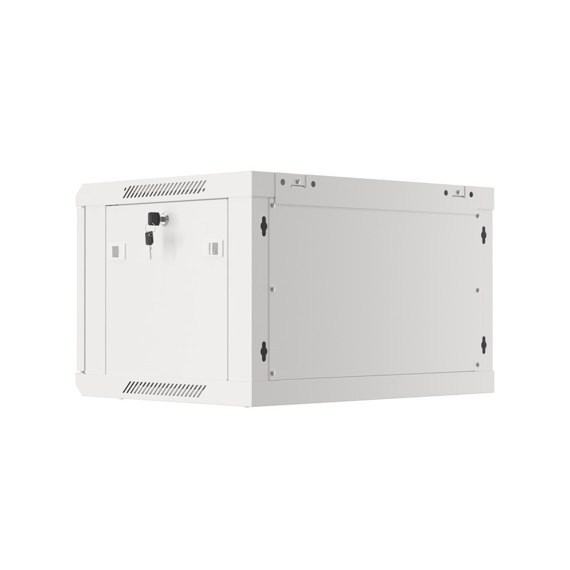 LANBERG RACKOVÁ SKRIŇA 19'' PRO MONTÁŽ NA STENU 6U/600X450 PRO VLASTNÚ MONTÁŽ S KOVOVÝMI DVERAMI ŠEDÁ