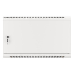 LANBERG RACKOVÁ SKRIŇA 19'' PRO MONTÁŽ NA STENU 6U/600X450 PRO VLASTNÚ MONTÁŽ S KOVOVÝMI DVERAMI ŠEDÁ