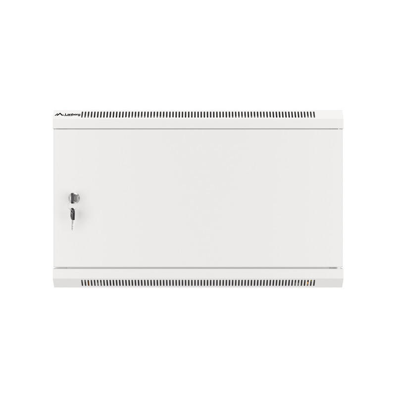 LANBERG RACKOVÁ SKRIŇA 19'' PRO MONTÁŽ NA STENU 6U/600X450 PRO VLASTNÚ MONTÁŽ S KOVOVÝMI DVERAMI ŠEDÁ
