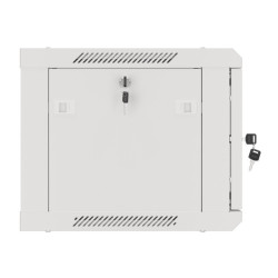 LANBERG RACKOVÁ SKRIŇA 19'' PRO MONTÁŽ NA STENU 6U/600X450 PRO VLASTNÚ MONTÁŽ S KOVOVÝMI DVERAMI ŠEDÁ