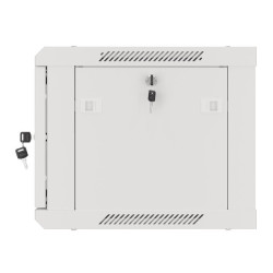 LANBERG RACKOVÁ SKRIŇA 19'' PRO MONTÁŽ NA STENU 6U/600X450 PRO VLASTNÚ MONTÁŽ S KOVOVÝMI DVERAMI ŠEDÁ