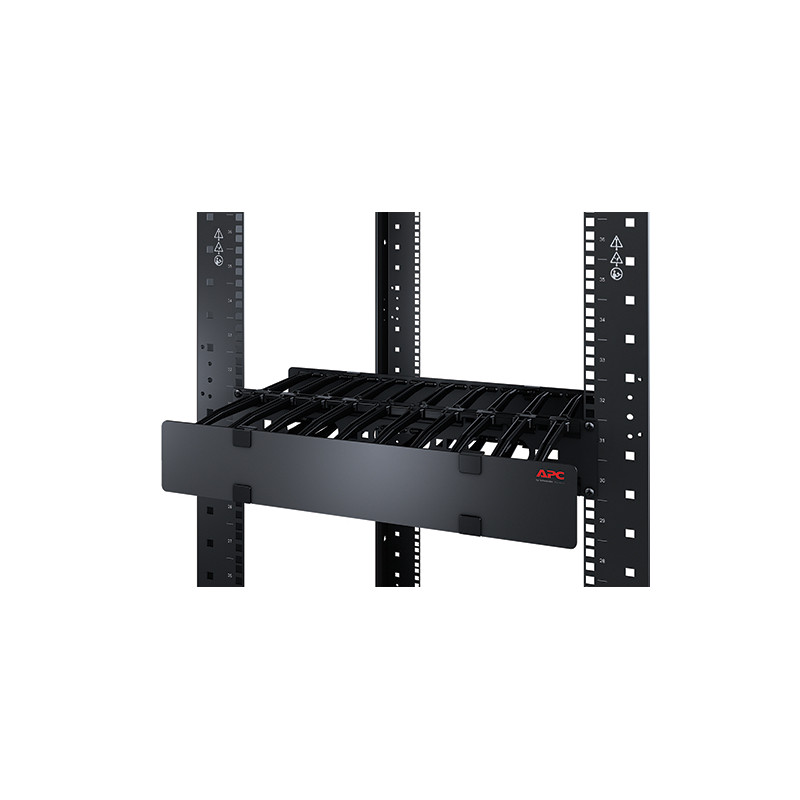 APC - 1U Horizontal Cable Manager, 6'' deep, Single-Sided