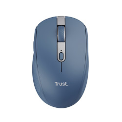 Trust Ozaa/Kancelárska/Optická/Pre pravákov/3 200 DPI/USB+BT/Modrá