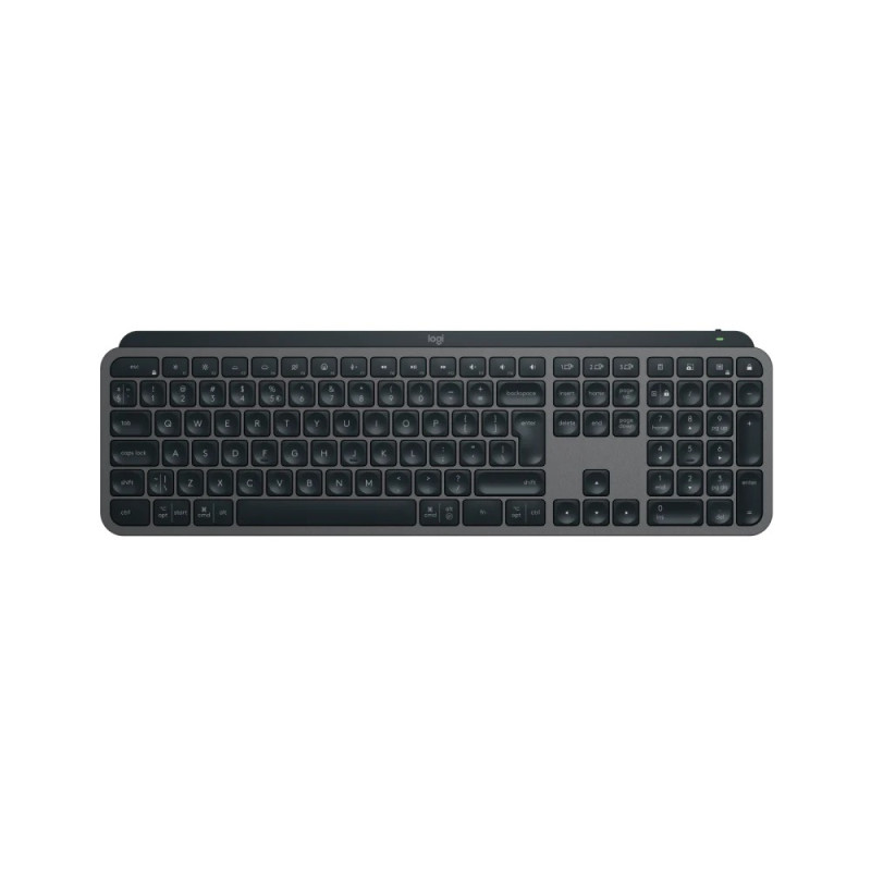Logitech MX KEYS S/Bezdrôtová USB + Bluetooth/US layout/Grafitová