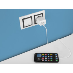 AVACOM HomePRO 2 sieťová nabíjačka s Power Delivery 40W s dvoma USB-C výstupmi