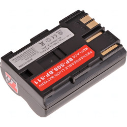 Batérie T6 Power Canon BP-508, BP-511, BP-511A, BP-512, BP-514, 1600mAh, 11,8Wh, hnedá