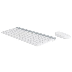 PROMO set Logitech slim Wireless MK470 - white, US