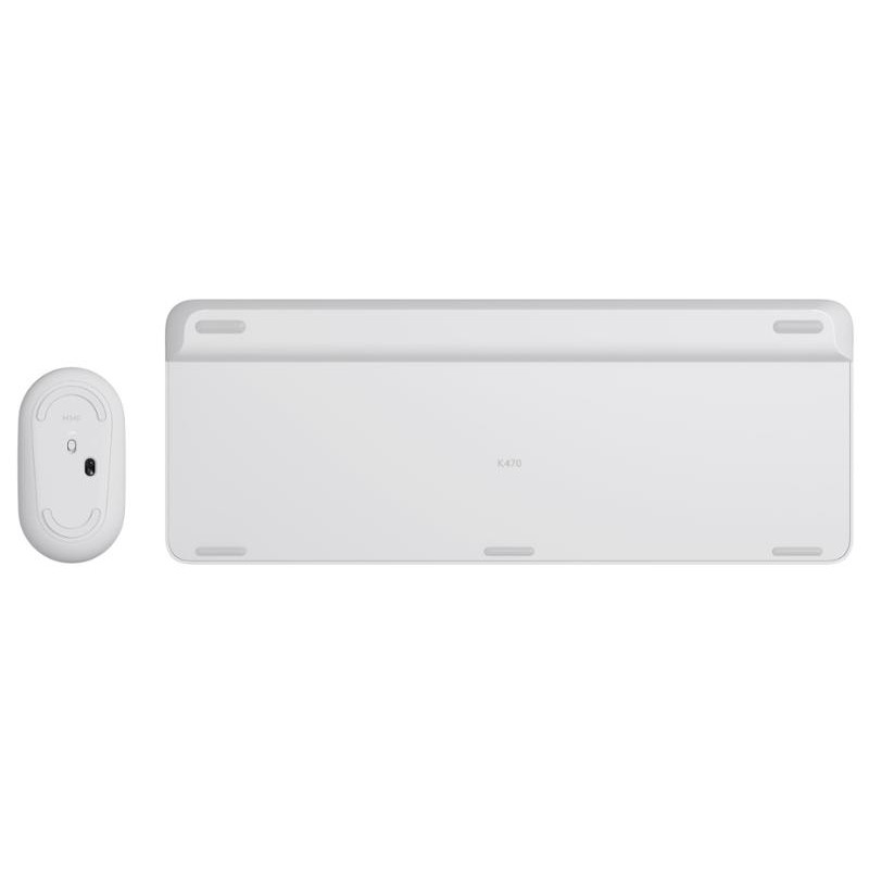 PROMO set Logitech slim Wireless MK470 - white, US