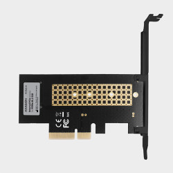AXAGON PCEM2-N, PCIe x4 - M.2 NVMe M-key slot adaptér, vr. LP