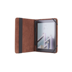 C-TECH PROTECT puzdro z pravej kože pre 8'' zariadenie, RLC-01, hnedé (Pocketbook Inkpad 3/4, Onyx Boox