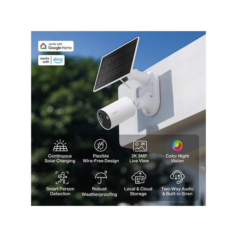 TP-LINK - Tapo C410 KIT Solar-Powered Security Cam.kit