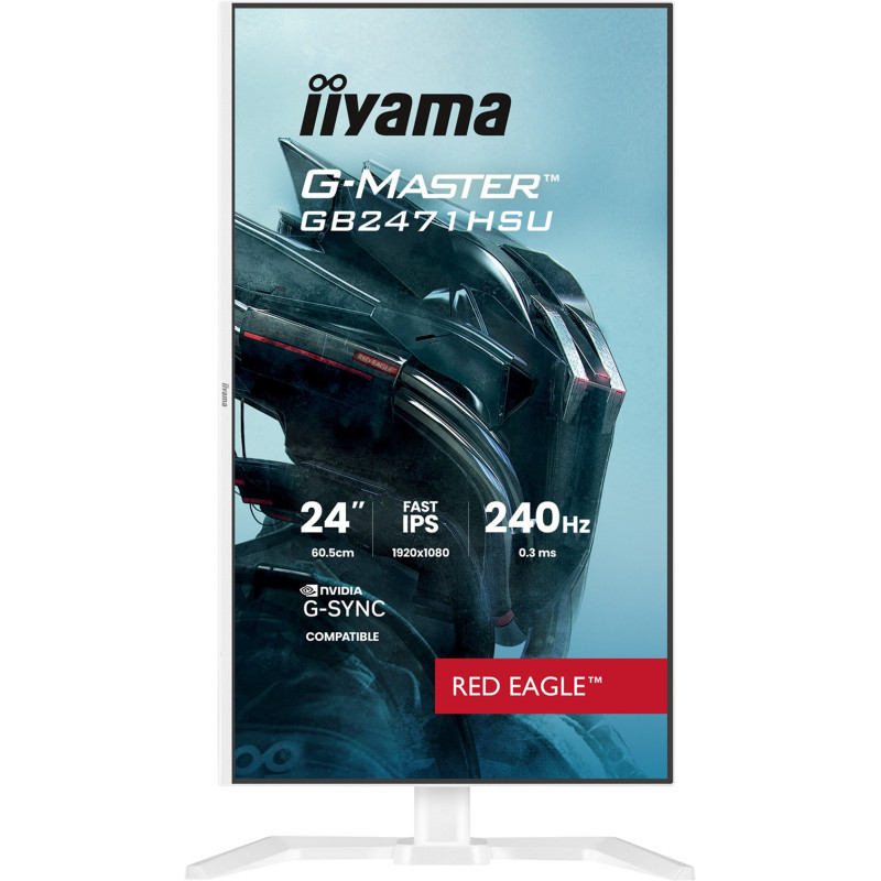 iiyama G-Master/GB2471HSU-W1/23,8''/IPS/FHD/240Hz/0,3ms/Biela/3R