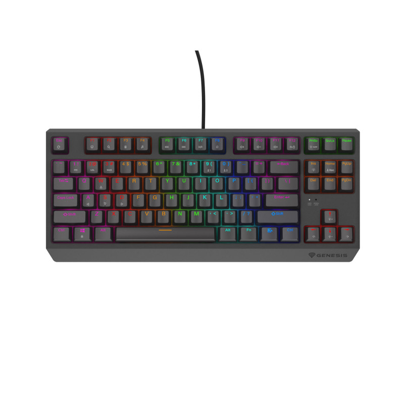 Genesis herná bezdrôtová klávesnica THOR 230 Lite/Drôtová USB/US layout/Čierna
