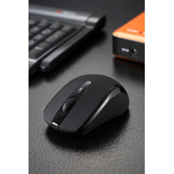 EVOLVEO WML-306B/Cestovná/Laserová/1 600 DPI/Bezdrôtová USB/Čierna