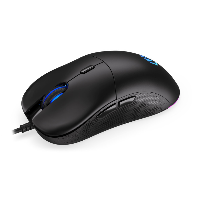 Endorfy GEM/Herná/Optická/Pre pravákov/8 000 DPI/Drôtové USB-A/Čierna