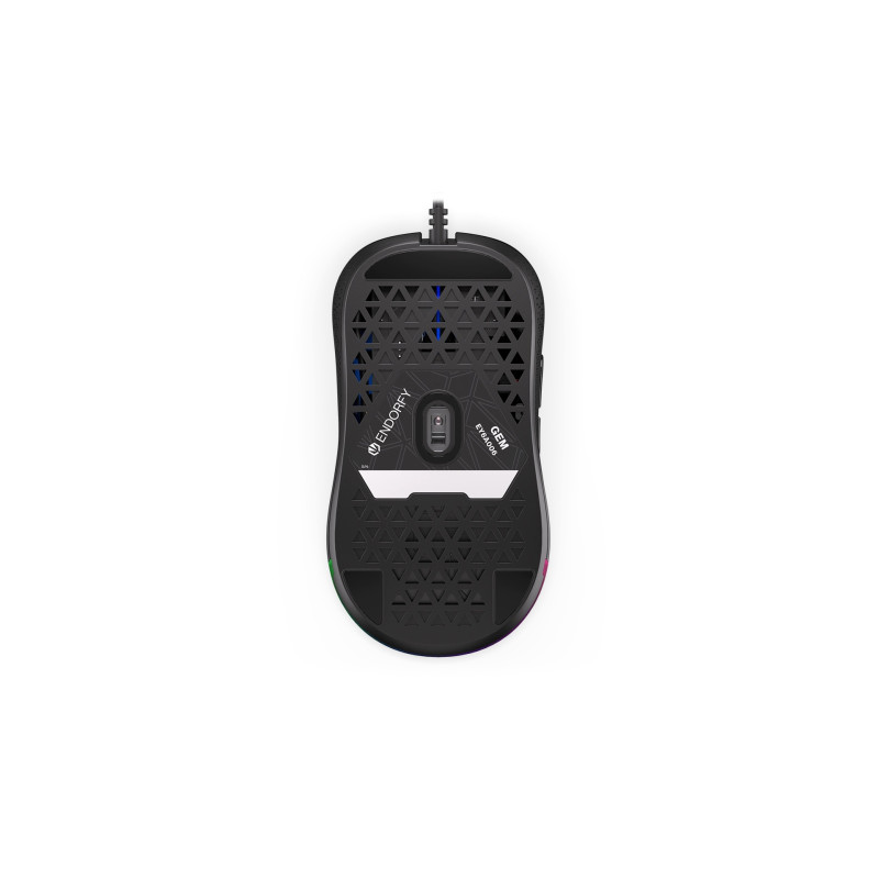 Endorfy GEM/Herná/Optická/Pre pravákov/8 000 DPI/Drôtové USB-A/Čierna