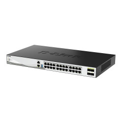 D-Link DXS-3130-28/E 28-Port 10G Multi-Gigabit Layer 3 Stackable Managed Switch with 25G Uplinks