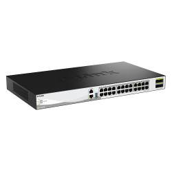 D-Link DXS-3130-28/E 28-Port 10G Multi-Gigabit Layer 3 Stackable Managed Switch with 25G Uplinks